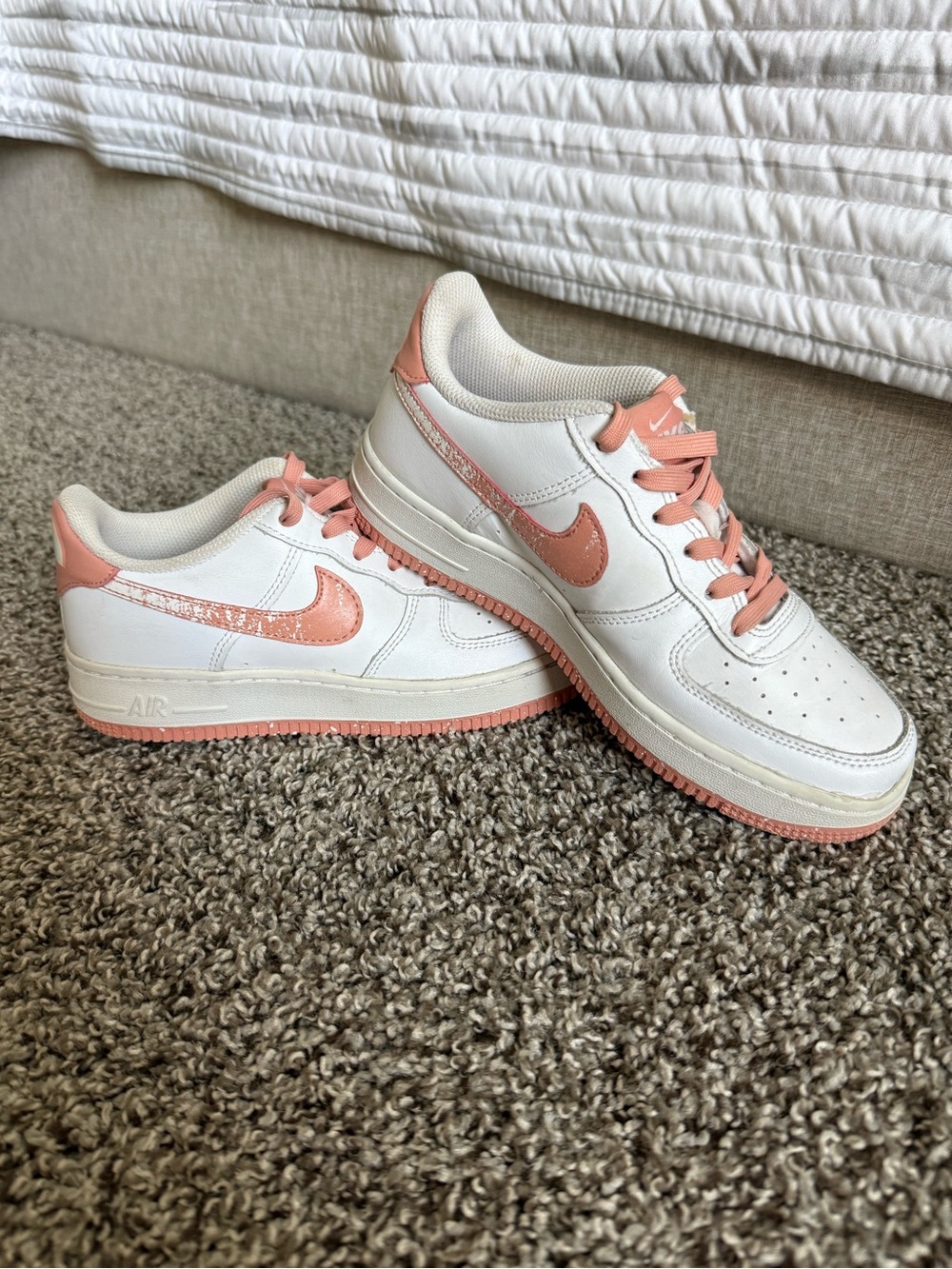 Nike Air Force 1 LV8 GS “Light Madder Root Speckled” Size 5Y